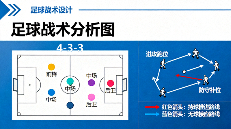 足球战术分析 阵型图 跑位